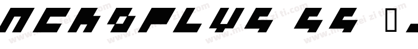 Aeroplus SS 3 Italic字体转换